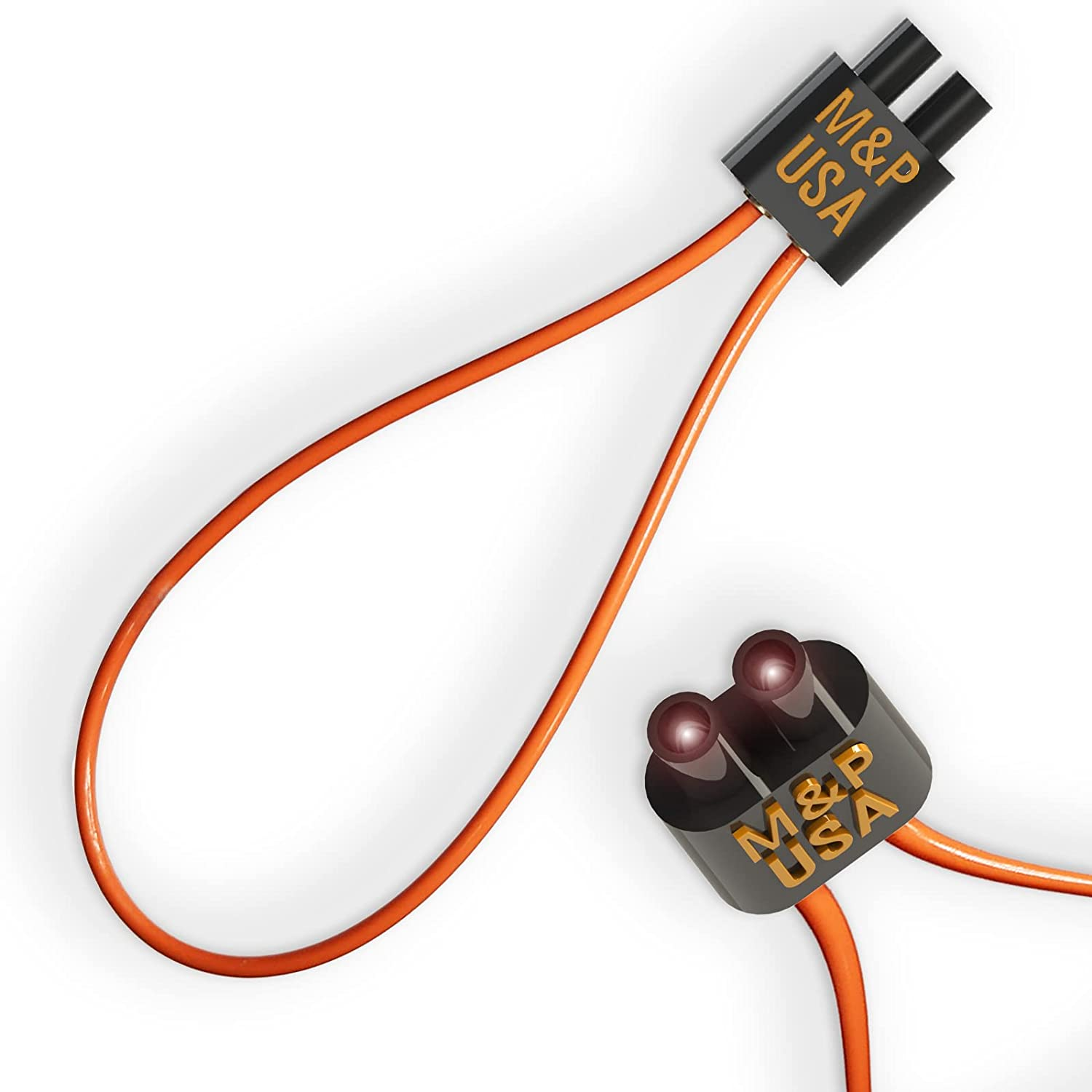 M&P USA Universal Fiber Optic Loop Bypass Loop Adapter Compatible with BMW, Mercedes & More image number 1