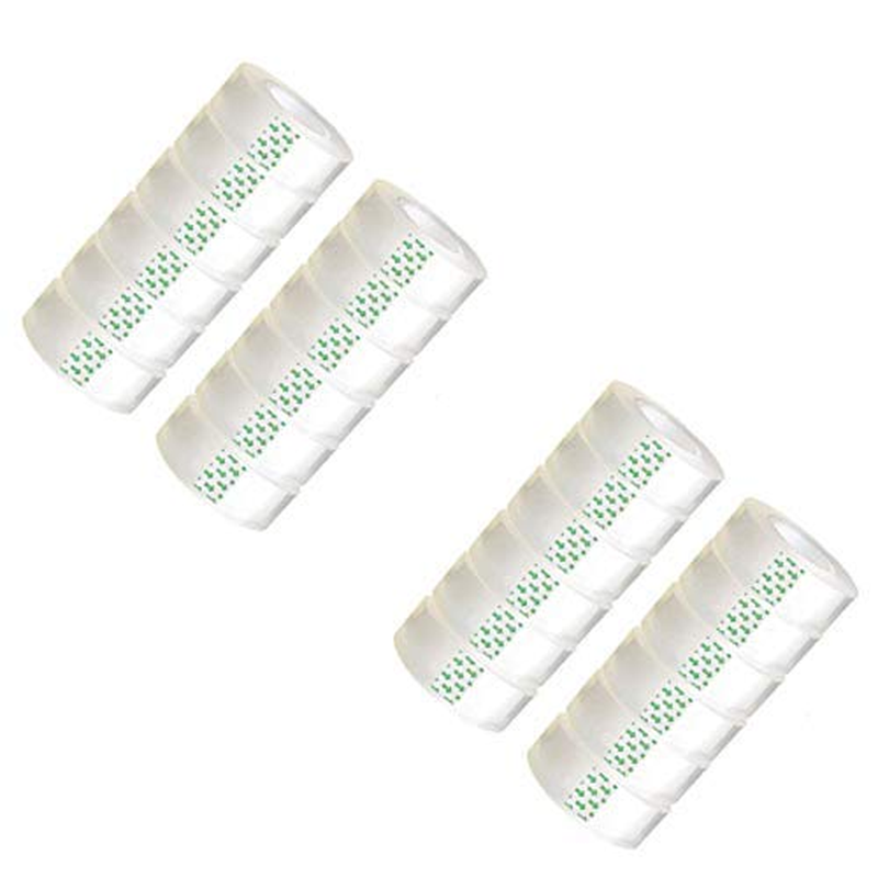 12 Rolls Clear Tape Refills Roll Transparent Tape Refill Rolls for Office, Home, School, 3/4-Inch X 1000 Inch image number 3