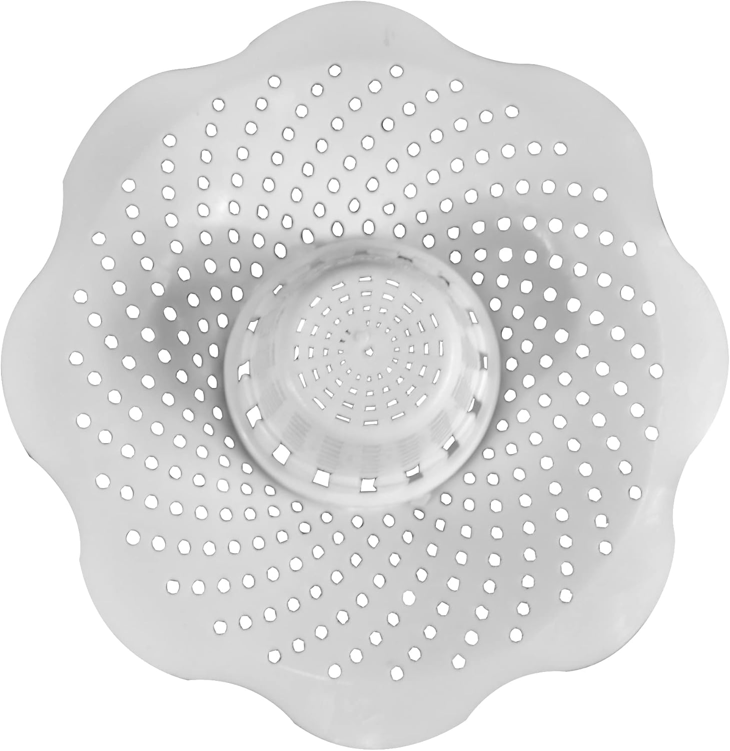 DANCO Tub Drain Protector Hair Catcher | Strainer | Bathtub Drain Snake, Snare and Auger | Hair Drain Clog Prevention | 3-Pack (10876), White image number 5