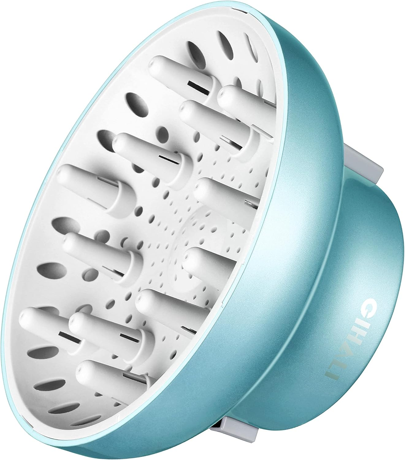 GIHALI Universal Hair Diffuser &ldquo;Super Sturdy&rdquo; 4.4-6.6Cm for Natural Curly and Wavy Hair, Easy Install, Hair Dryer Attachment Fit for Travel (Rose Gold)