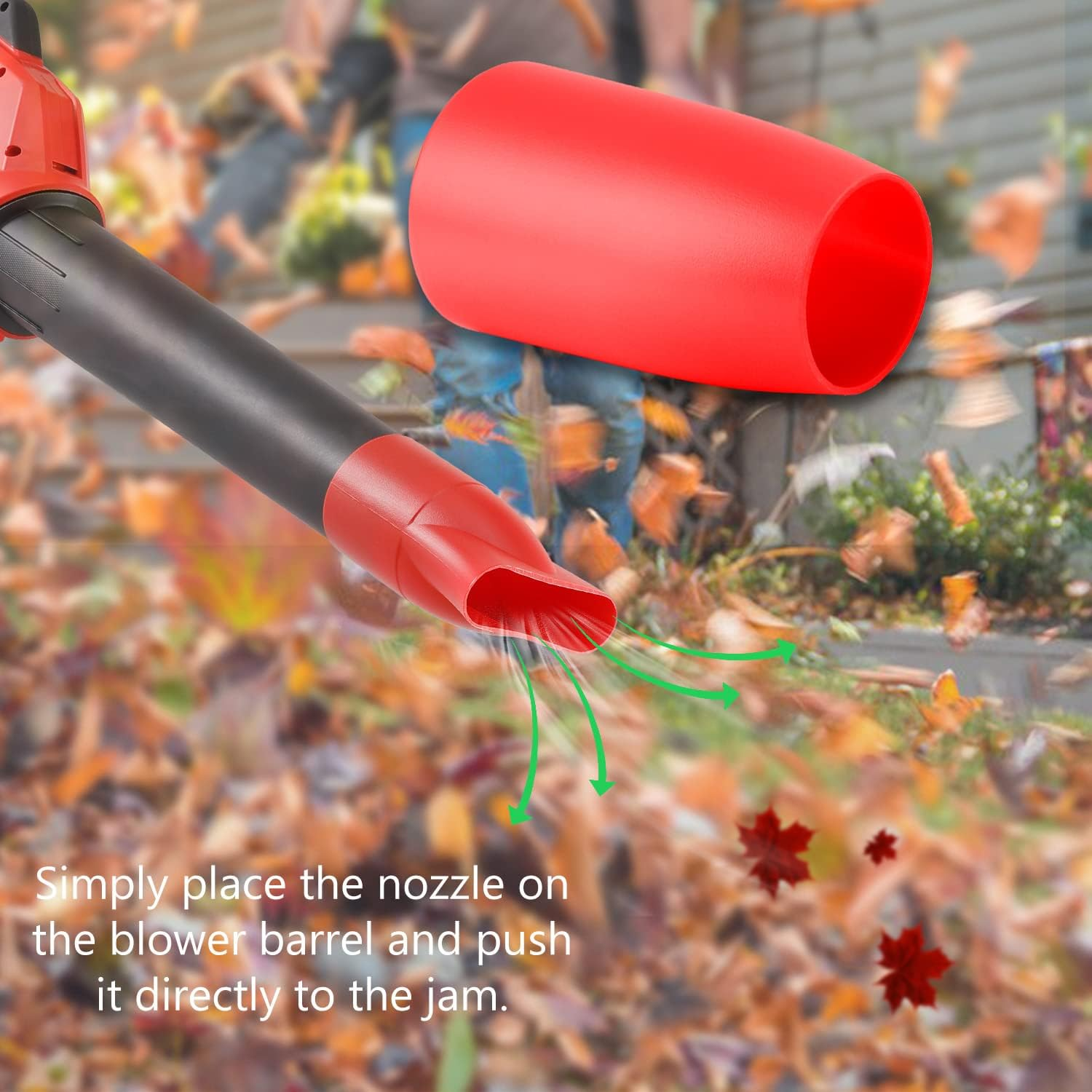 Kitchenkipper Leaf Blower Flat Tip Nozzle and Flare Nozzle Tip for Milwaukee M18 2724-20 & 2724-21 Fuel Leaf Blower, Work for Drying, Blow-Drying -Leaf Blower Flat Nozzle Tip image number 6