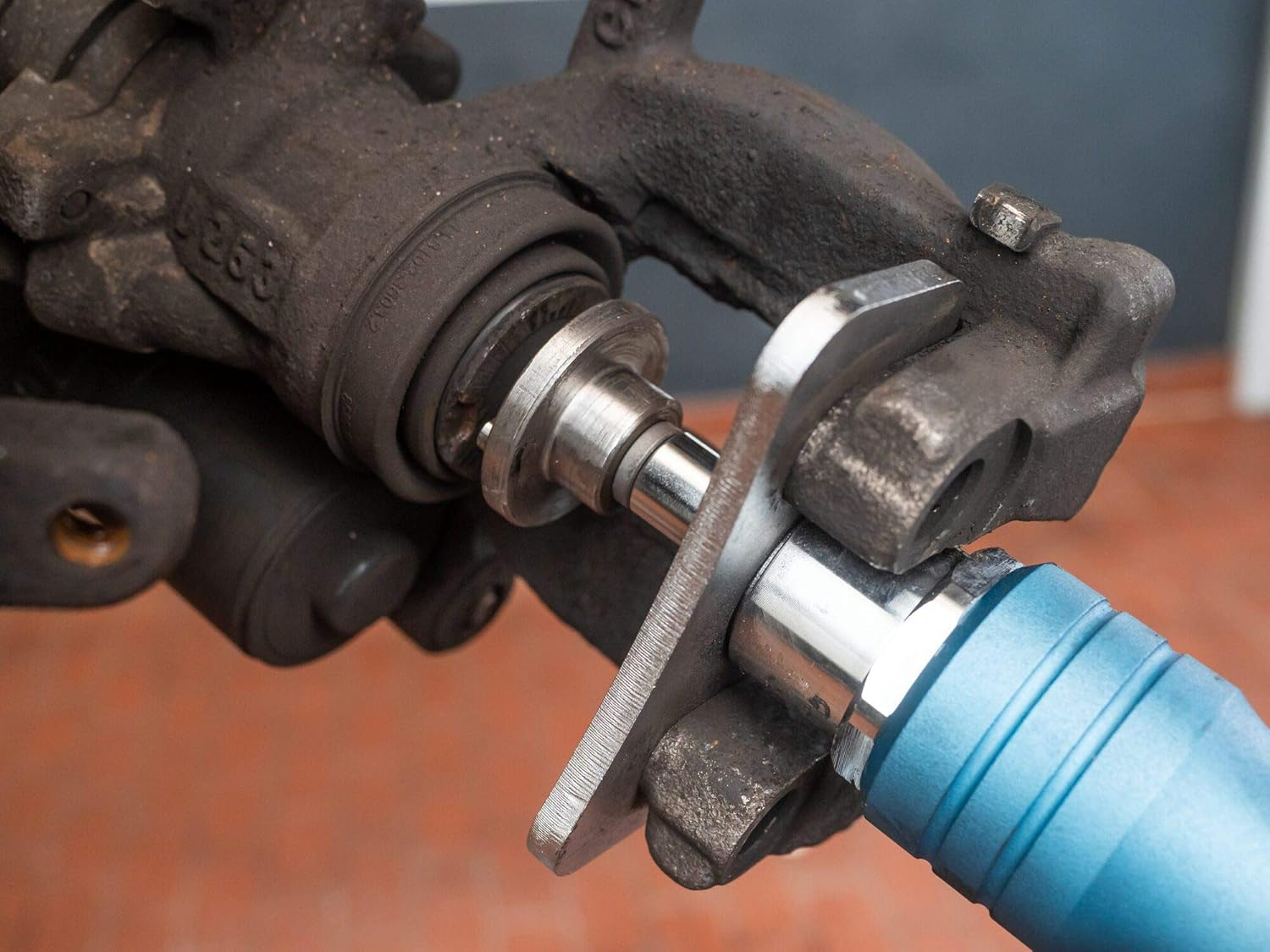 Hazet 4970P-1/4 Car Pneumatic Brake Piston Readjusting Tool Set (4 Pieces)