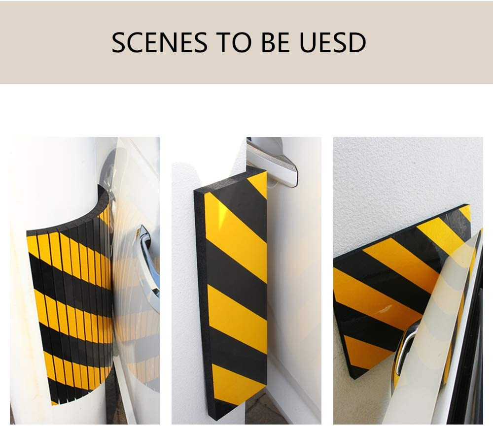 Garage Wall Protector Foam Car Door Protector Wall Corner Guard for Parking Garages - Wall Edge Protector Protect Your Car - Garage Wall - Wall Corner Edge and Bumpers Corner Guards (Corner Guards-4Pack) image number 6