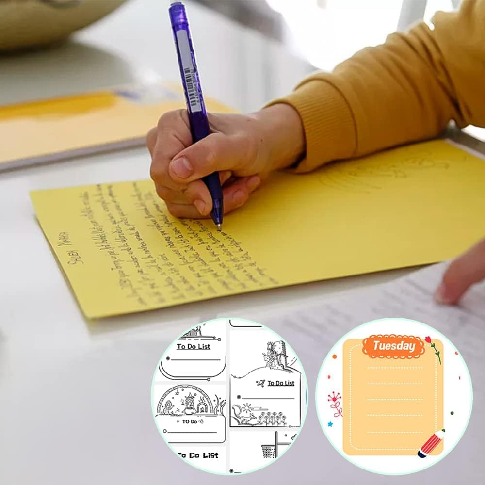 Mini Sticker Printer, Mini Thermal Printer, Mini Pocket Printer for Customized, Portable Printer for Phone, Pocket Label Printer for Memo Note (8Pcs Print Paper+5Pcs Sticker) image number 6