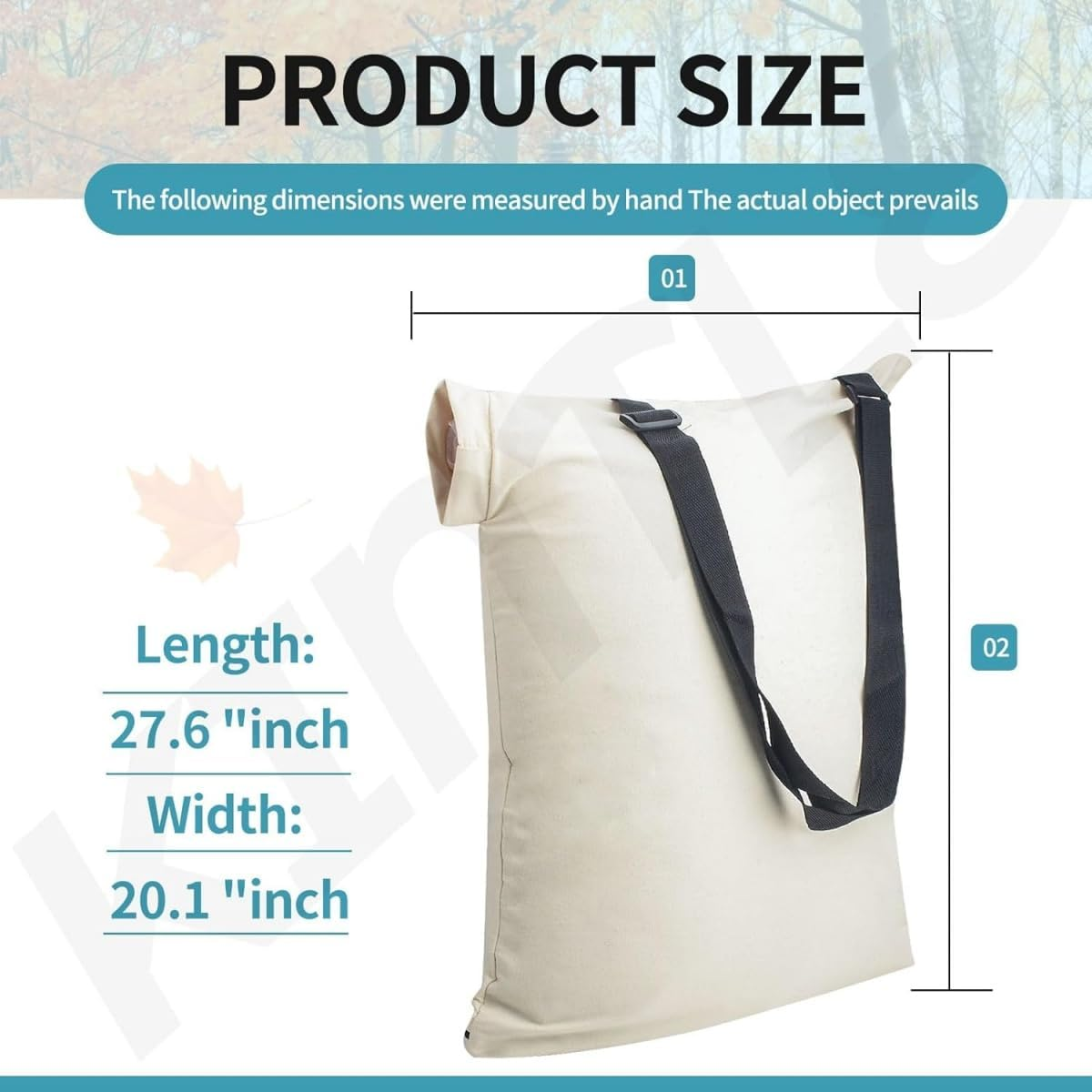 Xhydamile Universal Leaf Vacuum Blower Bag Bottom Debris Dump Bag, Compatible with Leaf Blowers and Ultra Blower Rake, Suitable for Most Blowers image number 4