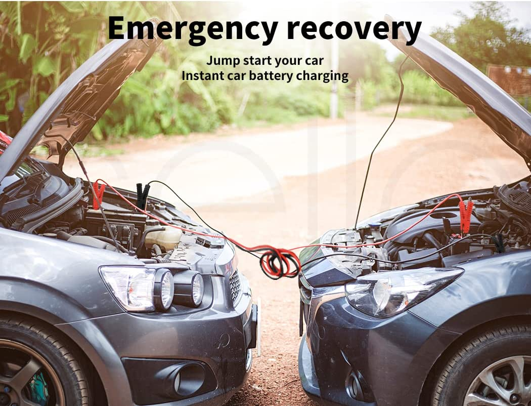 Traderight Jumper Leads Car Booster Cables 6M Surge Protection Alarm Indicator image number 2