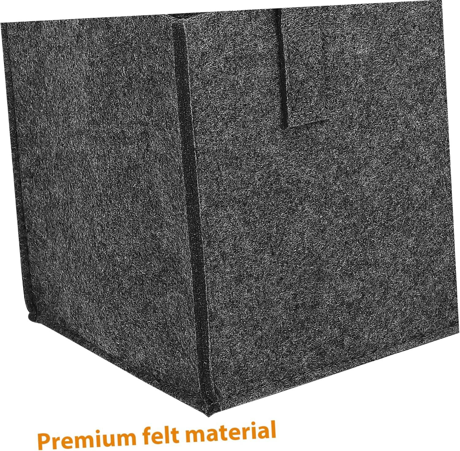 Beatifufu Felt Wine Tote Bag with Divider for 6 Bottles 24X16X16Cm Thick Felt Material Wine Handbag for Travel Camping Picnic 4Pcs image number 3