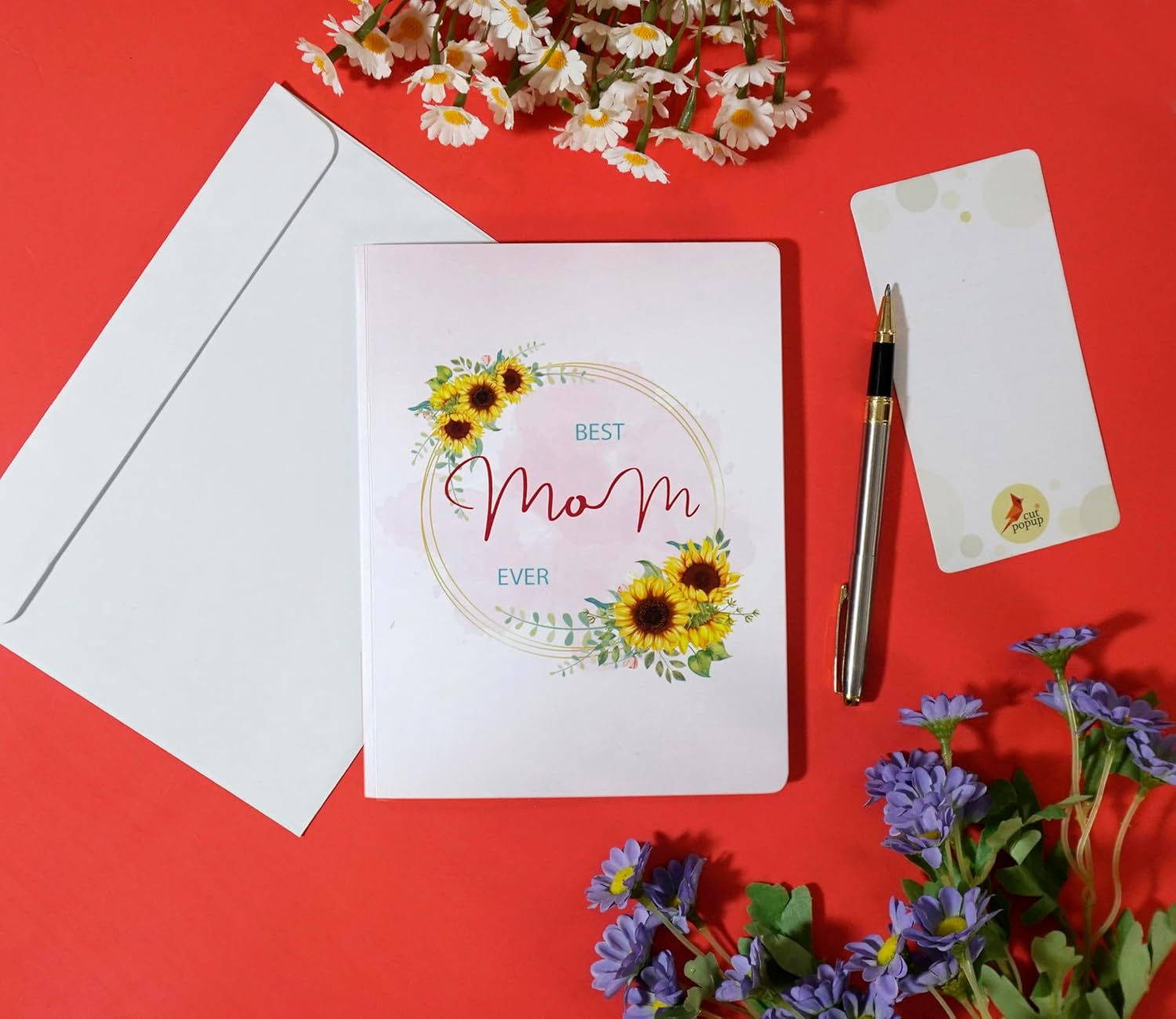 CUTPOPUP Bestmomever, Mothers Day Card Pop Up, 3D Birthday Greeting Card, Mother'S Day Card for Women, Mom, Wife, Grandma, Daughter (Bestmomever Hummingbird) SD226AU1520 - Bestmomever Hummingbird-15X20Cm image number 5