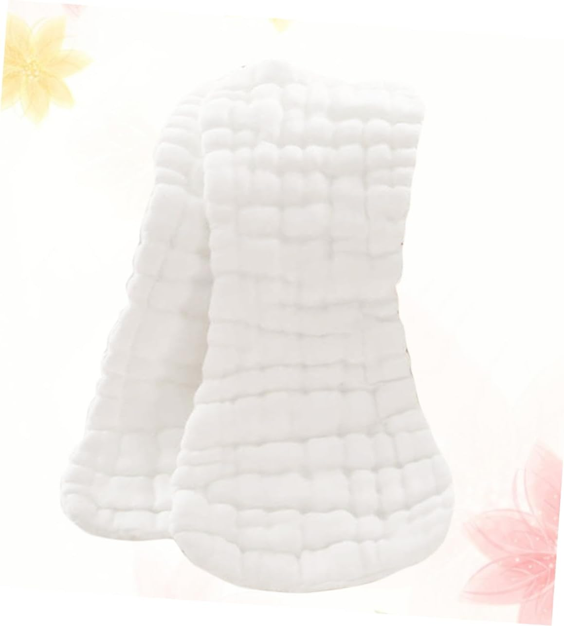 Pure Cotton Nappies Newborn Baby Diaper Reusable Infant Cotton Cloth Nappy Water Absorption Soft Breathable Large Size 46X17Cm 5Pcs for 0-2 Years Old image number 6