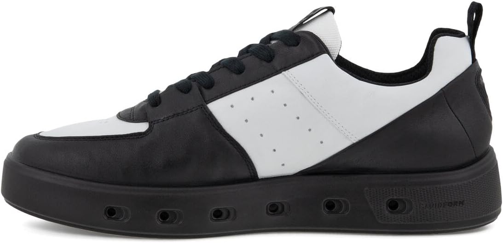 Ecco(エコー) Echo Street 720 Men'S Waterproof Sneakers, Multicolor (Black/White), 25.5 Cm 3E image number 6