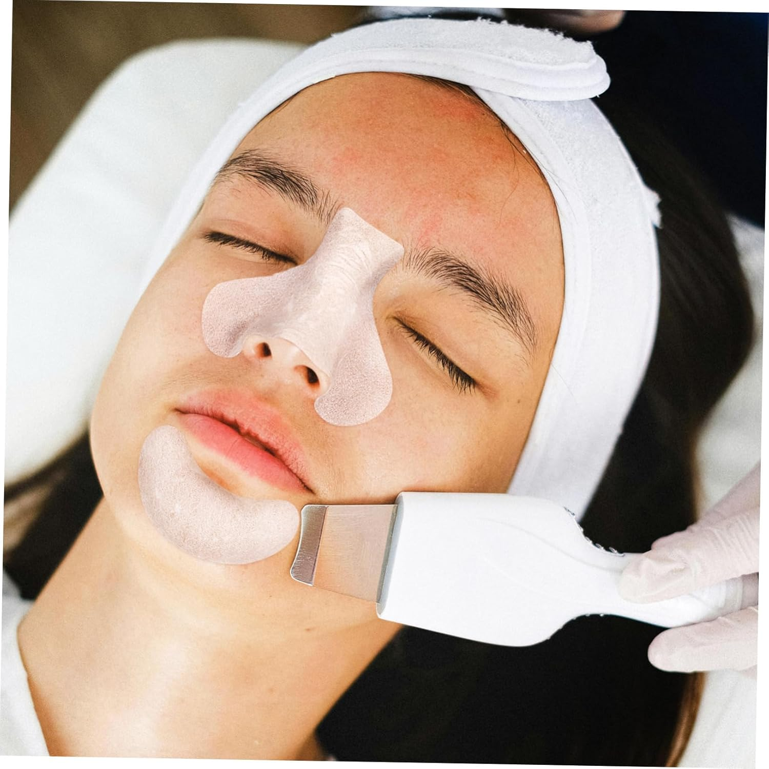 CANIGHT 200Pcs Skin Care Nose Strip Lotion Patches Nose and Chin Cleaning Patches image number 5