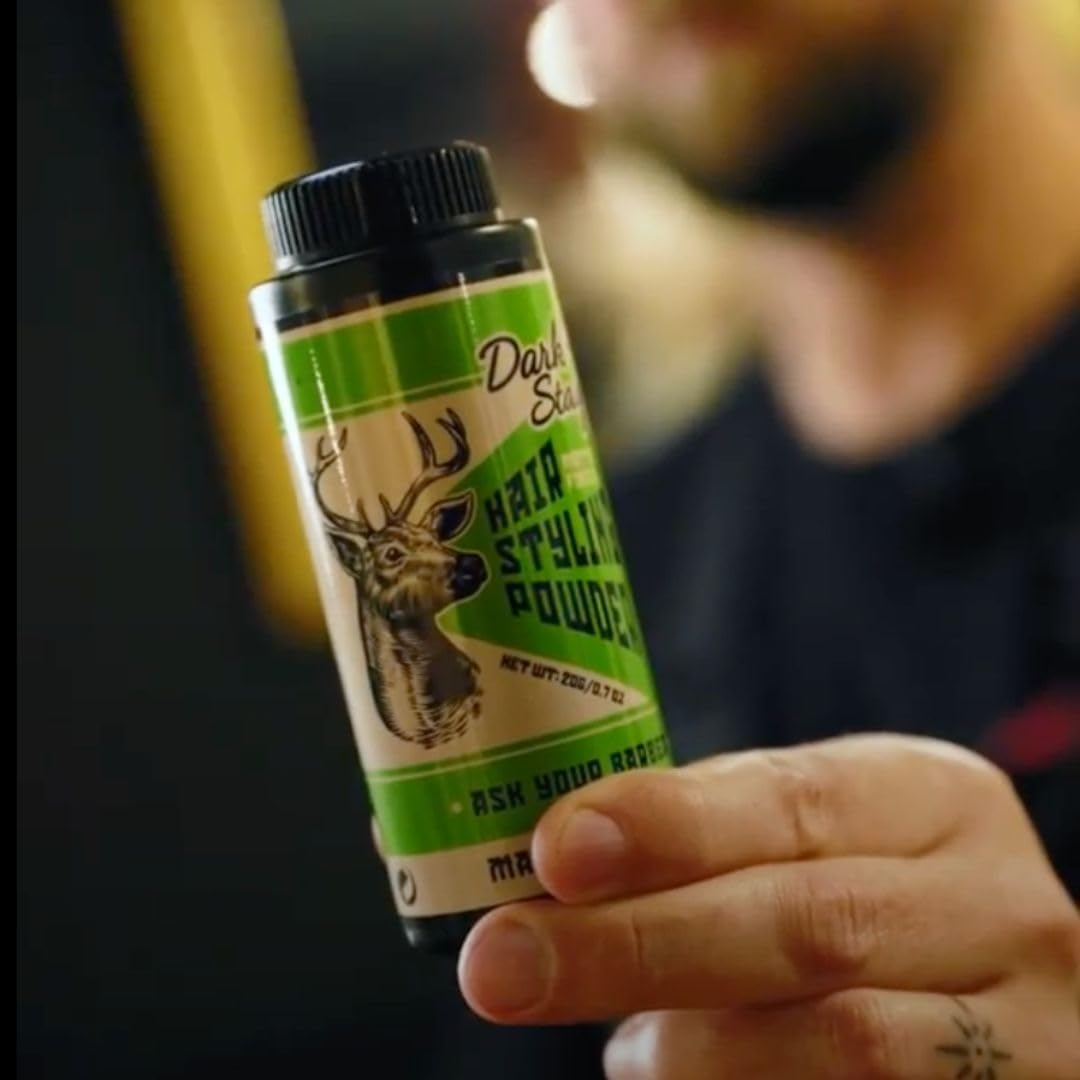 Dark Stag Hair Texture Powder- 20G Volume Hair Powder Men Styling- Hair Styling Powder Men for Flexible Hold