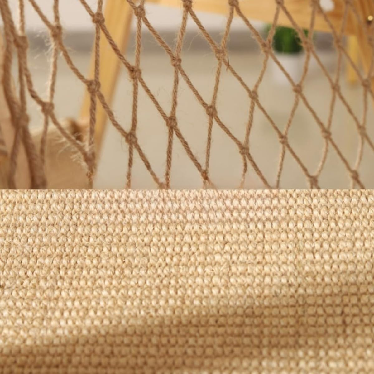 AIMALL Multifunctional Sisal Cat Climber with Hammock, Scratching Posts, and Play Ball - Durable Wood Cat Climbing Tower for Active Cats and Kittens - 33.5 Inch Tall image number 3