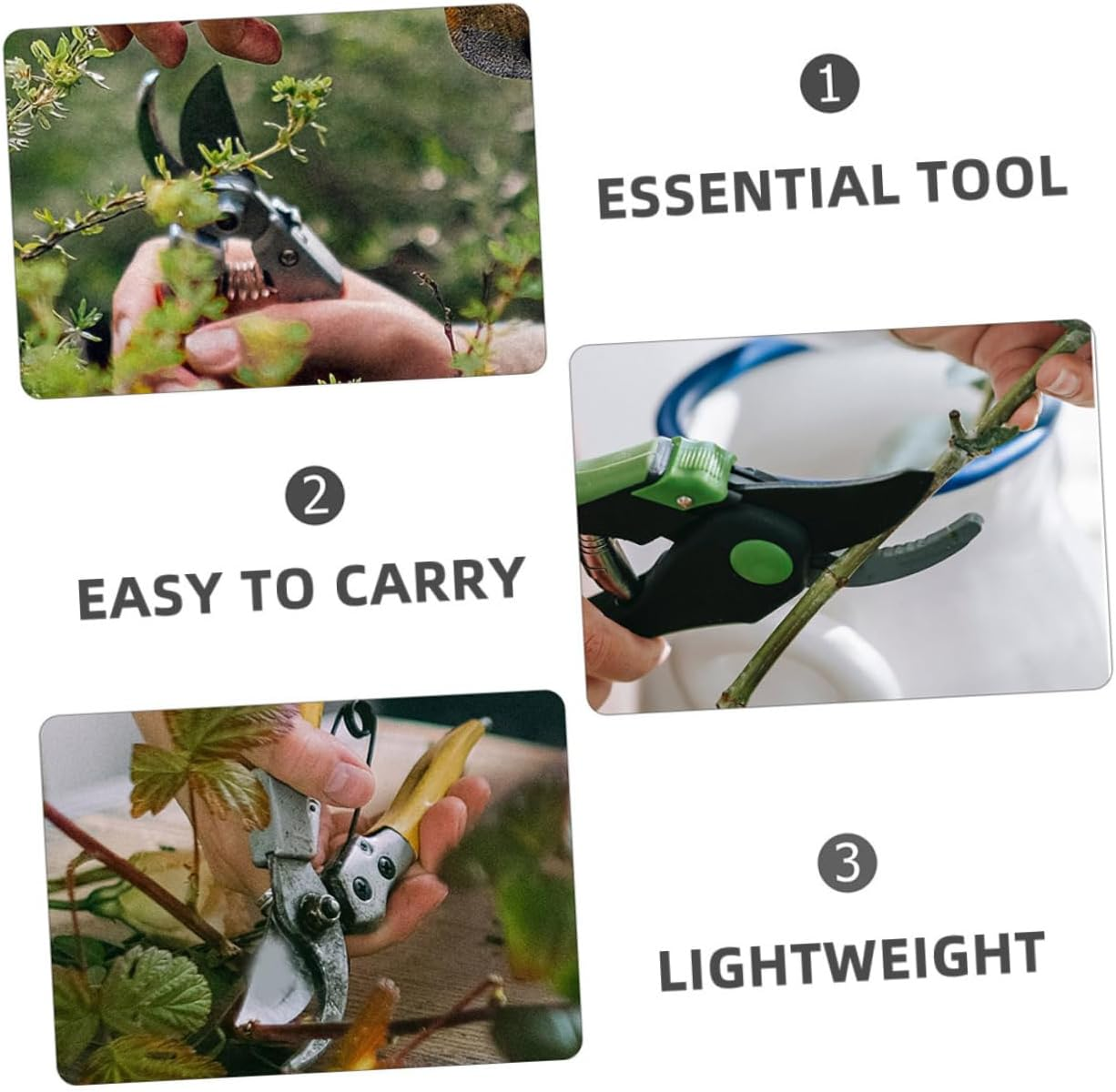 CIMAXIC 50Pcs Garden Shears Pruning Clippers Sharp Blades for Floral Clippers Garden Shears for Trimming Bushes and Trees Featuring Compression Springs for Gardening Tools image number 2