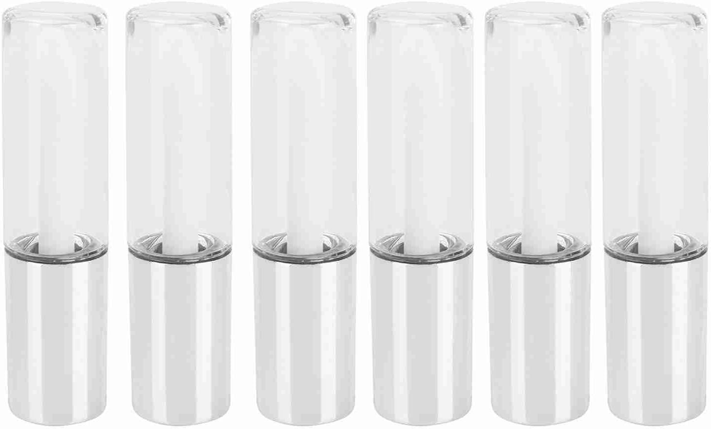 Empty Lip Gloss Tubes, 45Pcs 1.2Ml Mini Transparent Tubes, Empty Lip Balm Containers with Silver Lid for Lipstick Samples image number 4