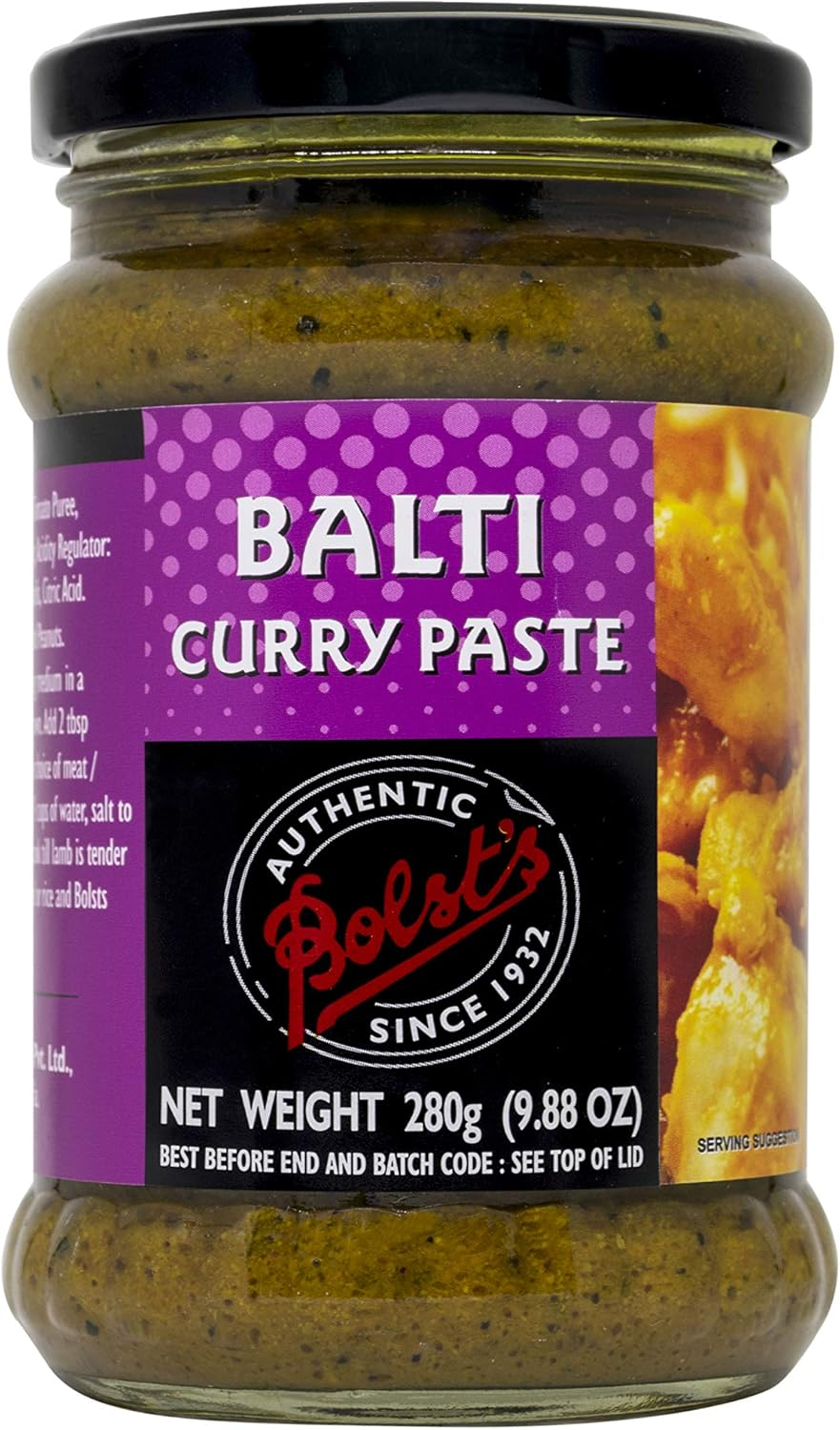 Bolst'S Balti Paste, 280 G
