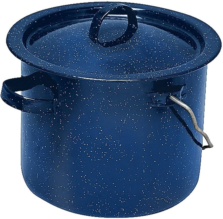 Campfire Enamel Billy, 18 Cm Size, Navy
