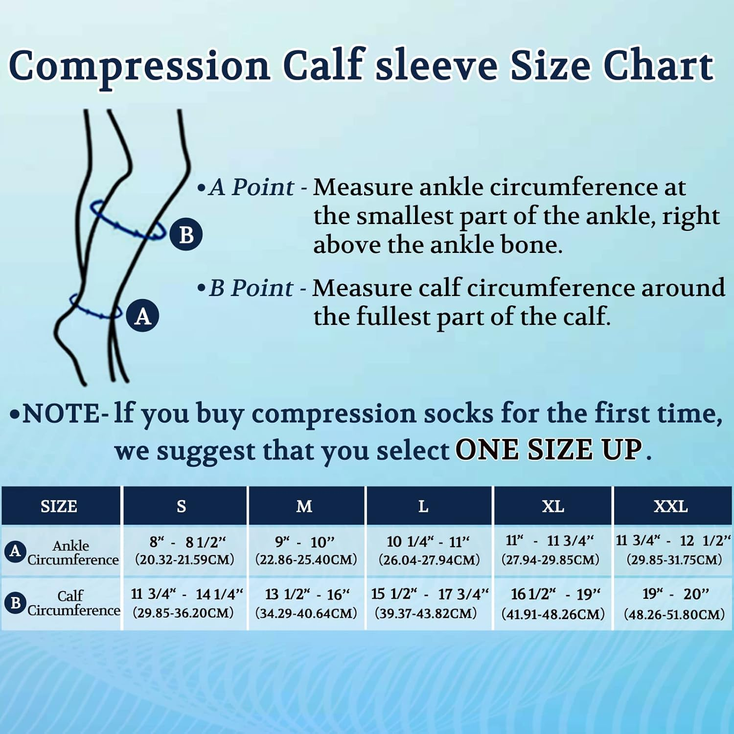 20-30 Mmhg Medical Compression Calf Sleeve for Men and Women （Beige） image number 3