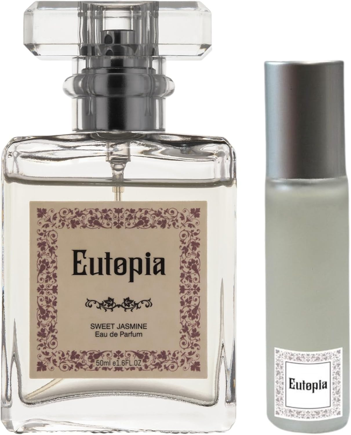 Eutopia Perfumes | Sweet Jasmine Set 50Ml Perfume + 10Ml Perfume Oil | Inspired by Cherrera Good Girl | Perfume for Women