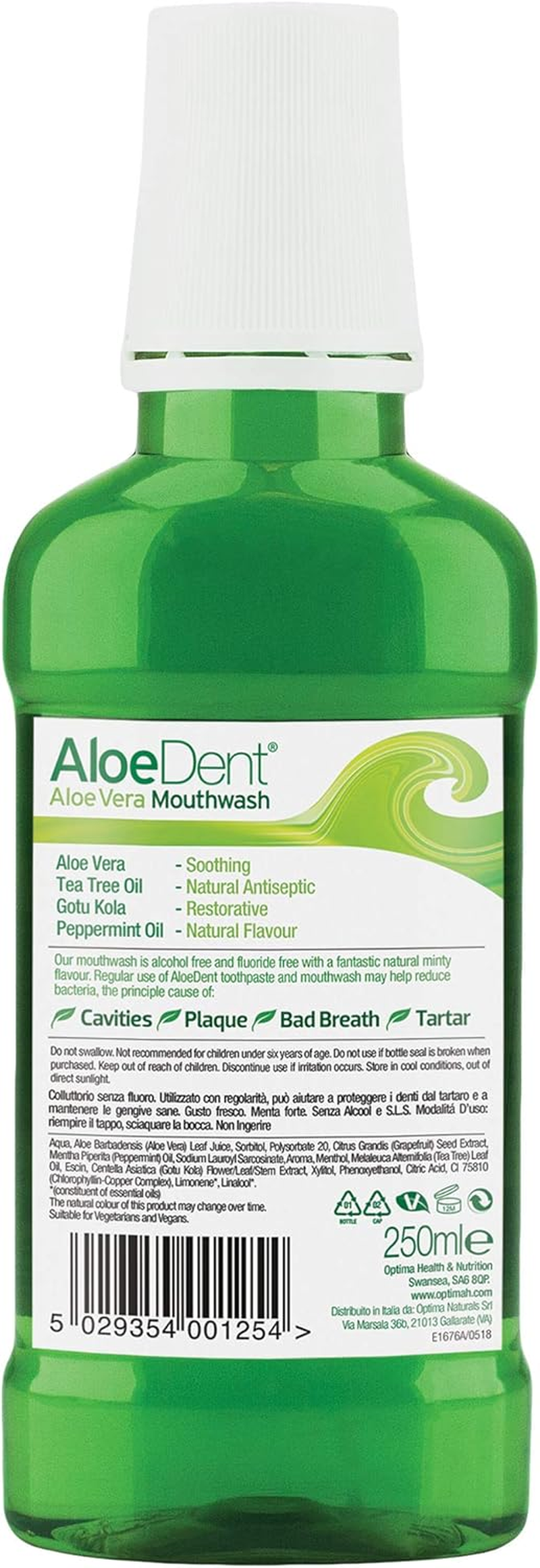 ALOE DENT Aloe Vera & Tea Tree Mouthwash image number 2
