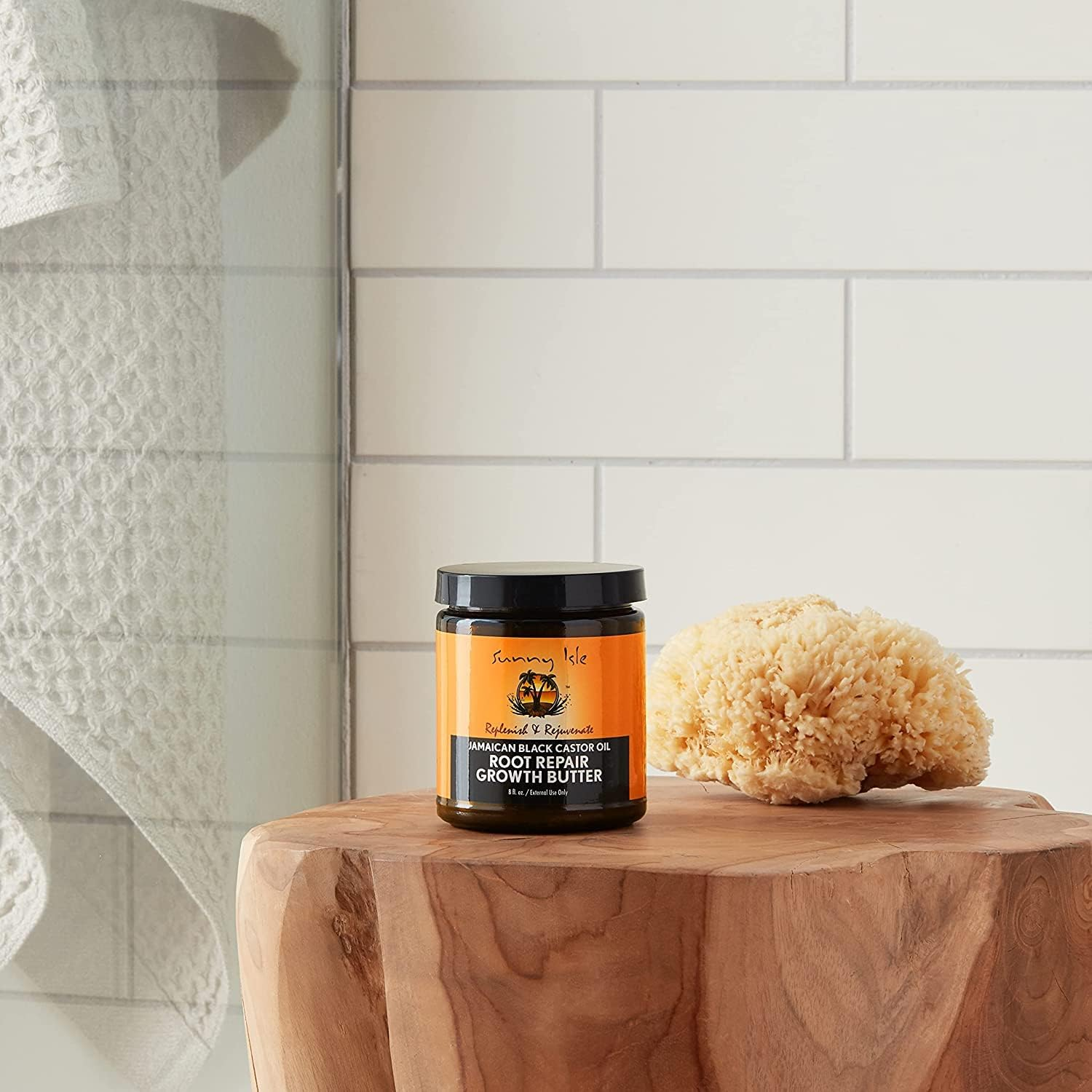 Sunny Isle Jamaican Black Castor Oil Root Repair Growth Butter 8Oz | Restores & Revitalizes ALL Damaged Hair Types | Nutrient-Rich, Stimulates Hair Growth | Fights Dry, Itchy, Flaky Scalp image number 5