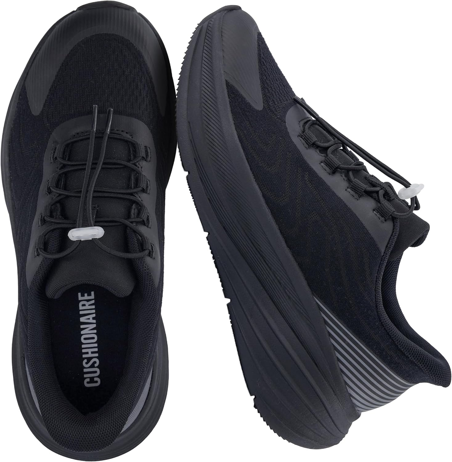 CUSHIONAIRE XPLOR Women&rsquo;S Athletic Sneaker &ndash; Chunky Lace-Up Trainer with Lightweight Mesh Upper & Cushioned Platform Sole