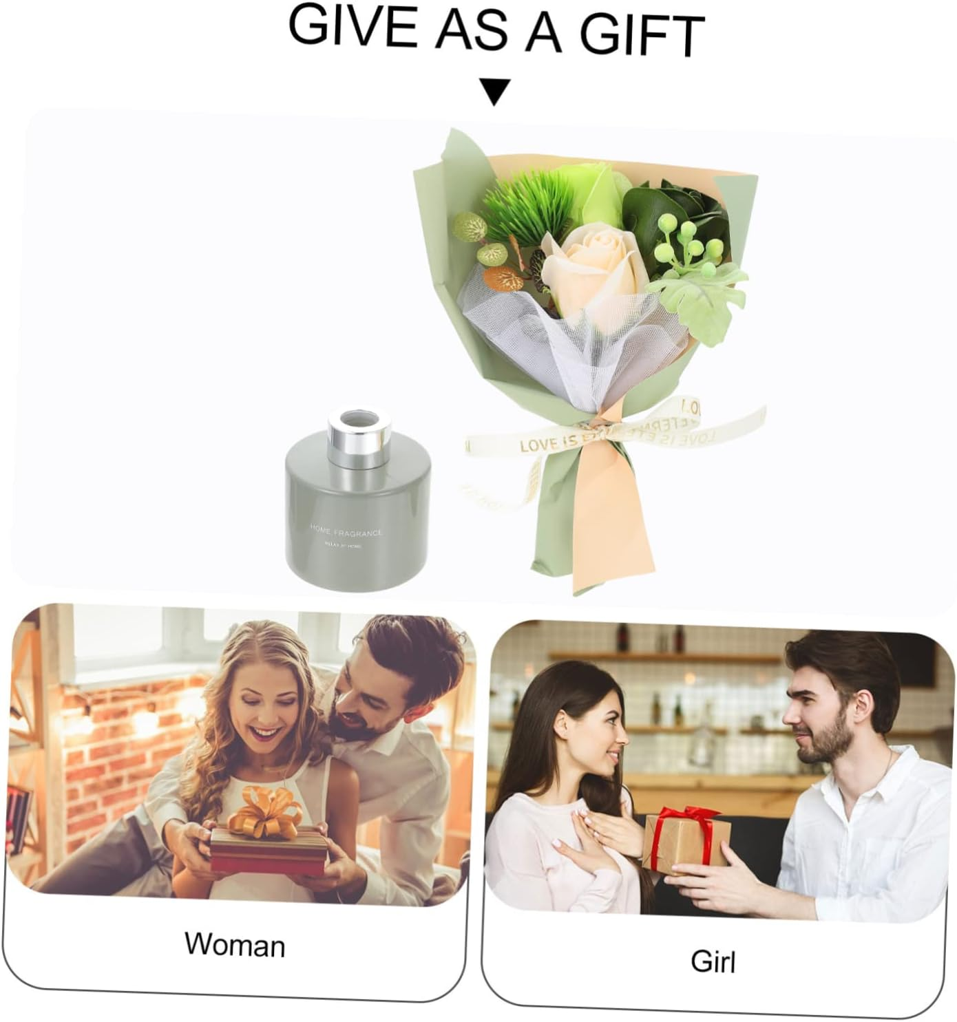 FOYTOKI Floral Soap Flower Box for Women Bath Decorative Soap Flower Box for Valentine'S Day image number 4