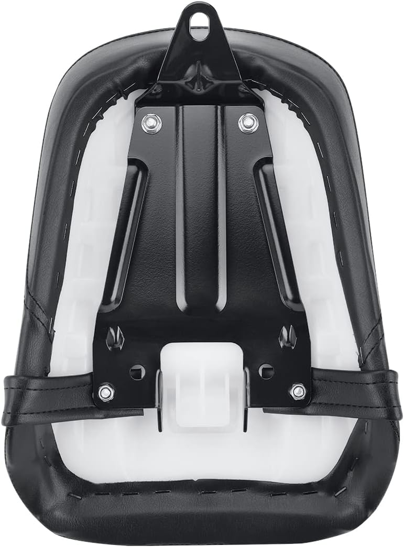 Motorcycle Rear Passenger Pillion Black Leather Seat Pad Fit for Kawasaki Vulcan S 650 VN650 2015-2025 image number 1