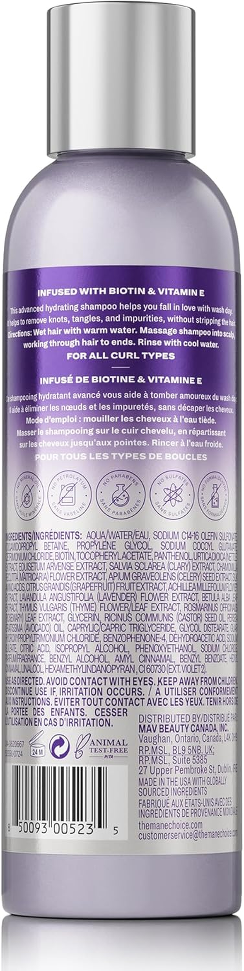 The Mane Choice the Alpha Easy on the Curls Detangling Hydration Shampoo image number 6