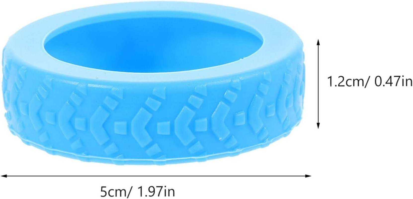 GALPADA 8Pcs Silicone Wheel Covers Travel Luggage Wheel Protectors for Suitcase Floors Protect Hardwood Carpet image number 5