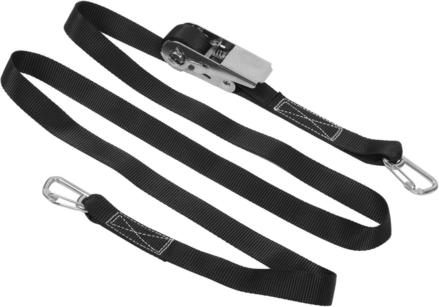 Veemoon Stainless Steel Ratchet Rope Tightener Luggage Belt Buckle Strap Adjustable Suitcase Belt Luggage Straps for Travel image number 4