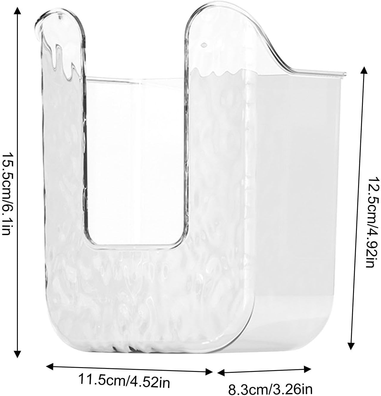 Bathroom Tissue Dispenser, Wall Mounted Wipes Box, Glove Storage Holder, Refillable Heavy Duty, Kitchen Organizer Accessories for Home Front Door Medical and Offices image number 2