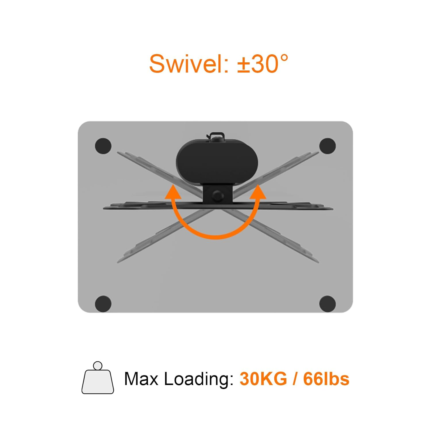 GRIFEMA GB1005-2 Universal Table Top Pedestal TV Stand for 17"-43" LCD LED Tvs, Height Adjustable TV Base Stand with Tempered Glass Base, Cable Management, Holds 30 KG & Max. VESA 200X200Mm image number 5