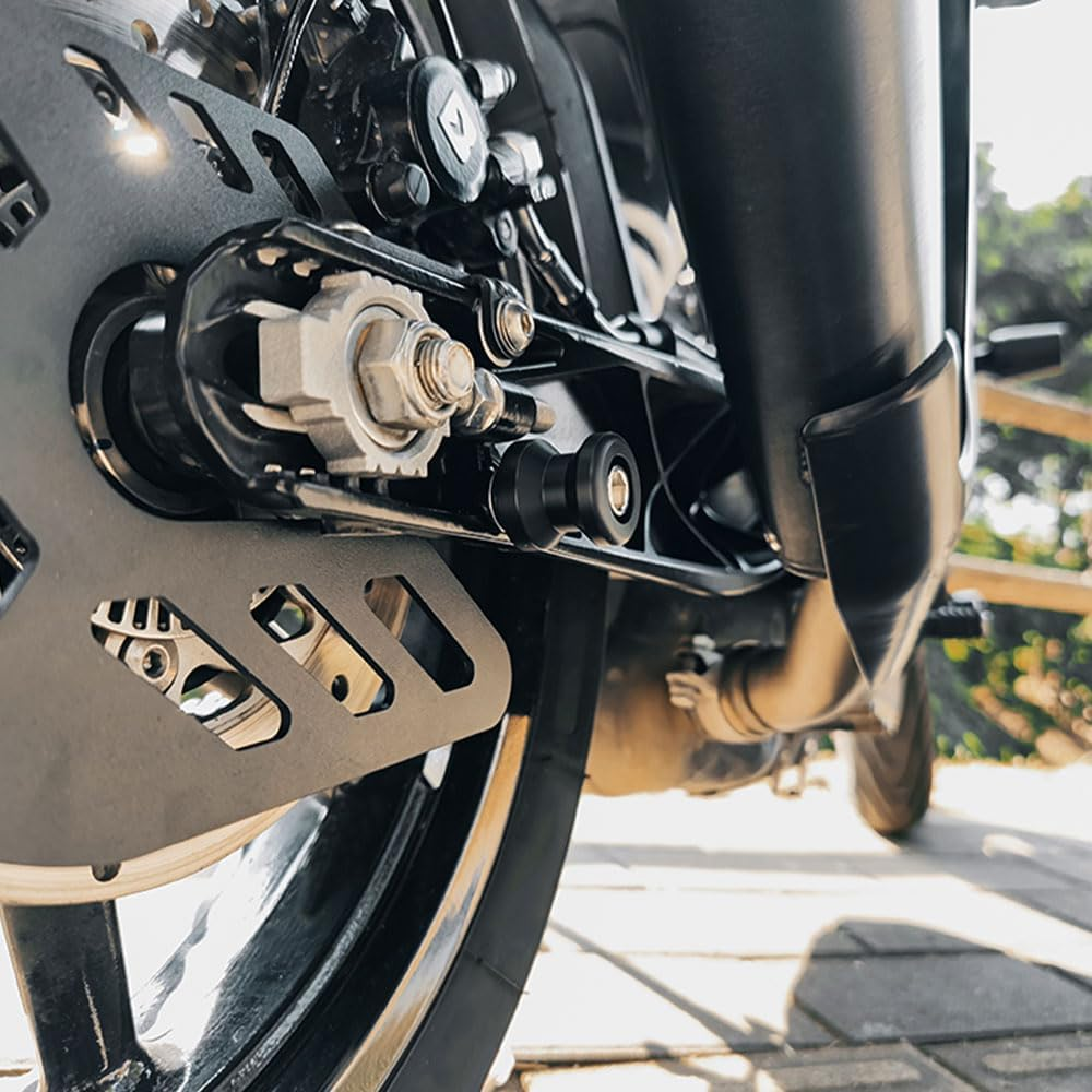 Motorcycle Swing Arm Spools Sliders, Swingarm Spools Sliders Stand Screw Compatible for Husqvarna Svartpilen 401 2018 2019 2020 2021 2022 2023 image number 1