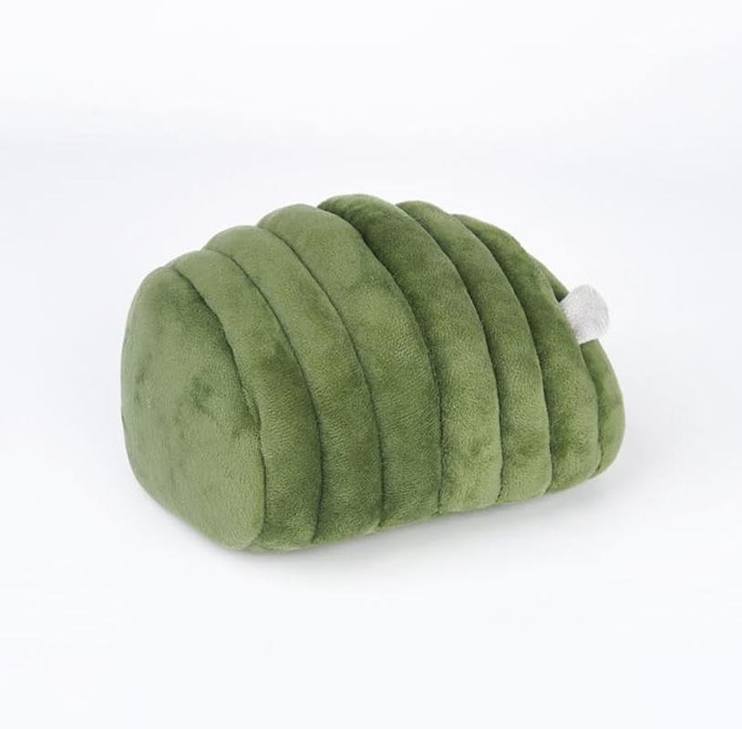 Cozy Soft Plush Tent Bed for Small Animals - Ideal Hideout Cave for Guinea Pigs, Hamsters, Bunnies, Chinchillas, Ferrets & More - Warm Comfort Shelter in Grey/Green image number 2