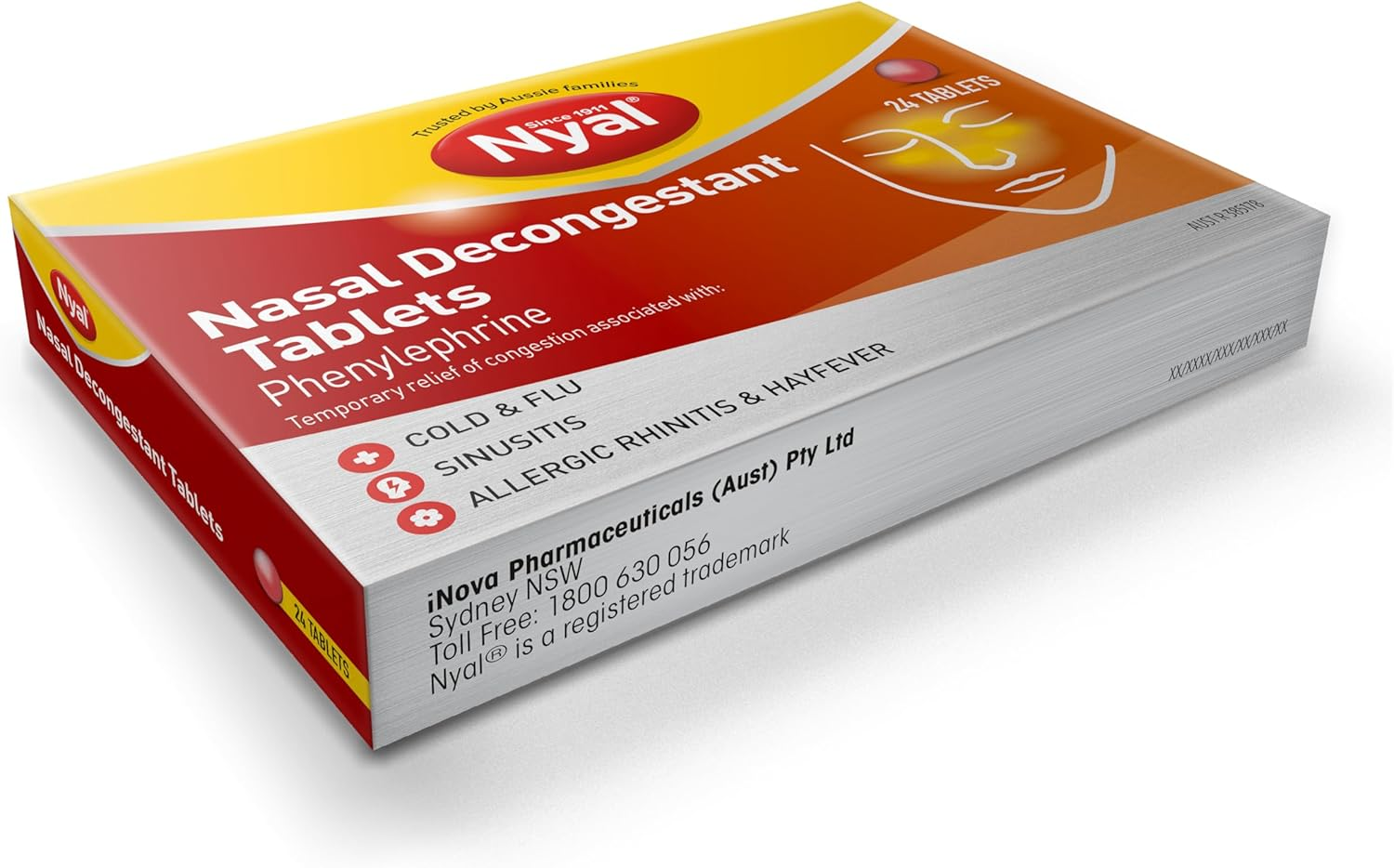 Nyal Nasal Decongestant Tablets (Pack of 24) image number 3