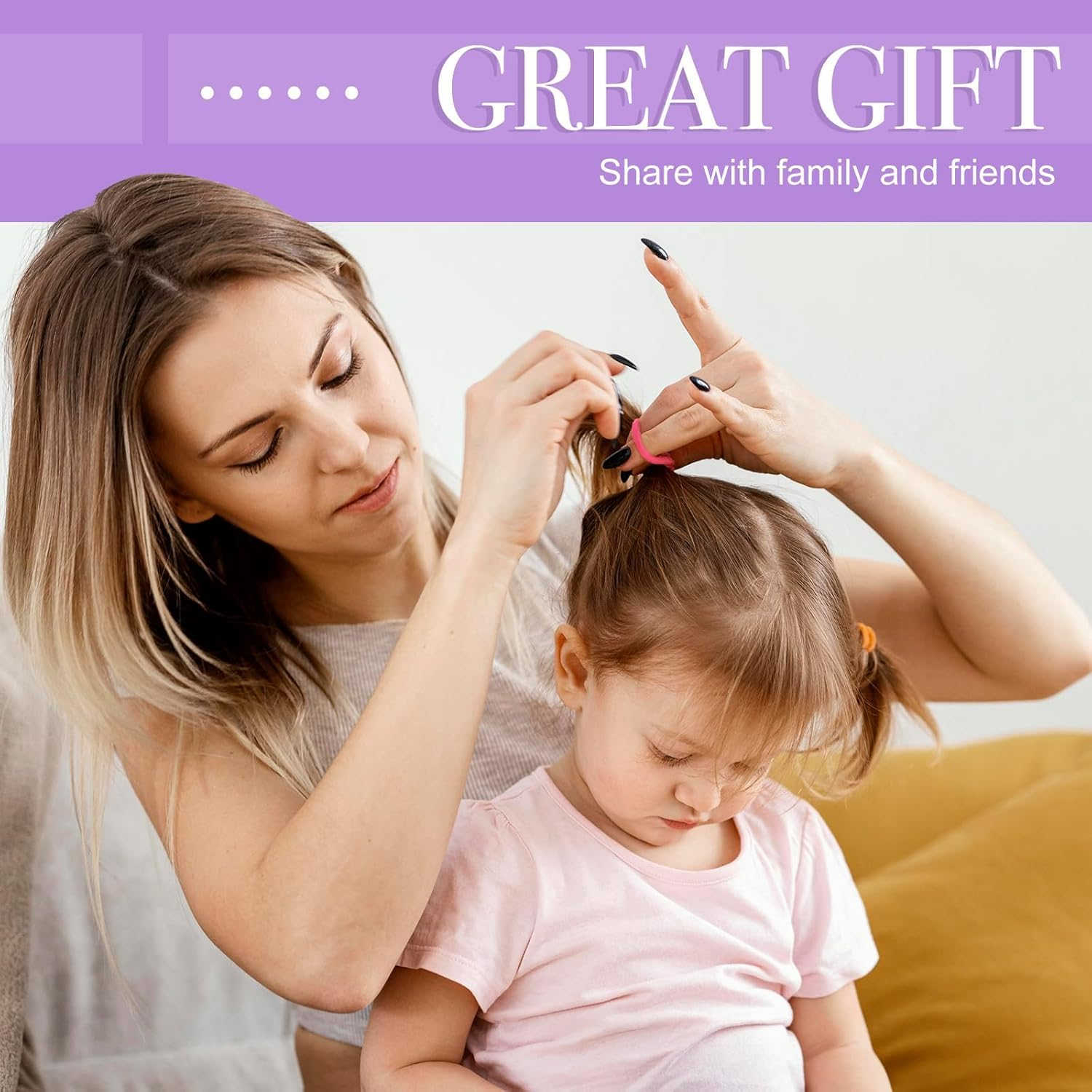 150 Pack Hair Ties for Little Girls, Toddler Baby Hair Ties Soft Hair Ties No Damage Small Seamless Hair Bands Elastic Ponytail Holders Hair Accessories for Toddlers Girls image number 5