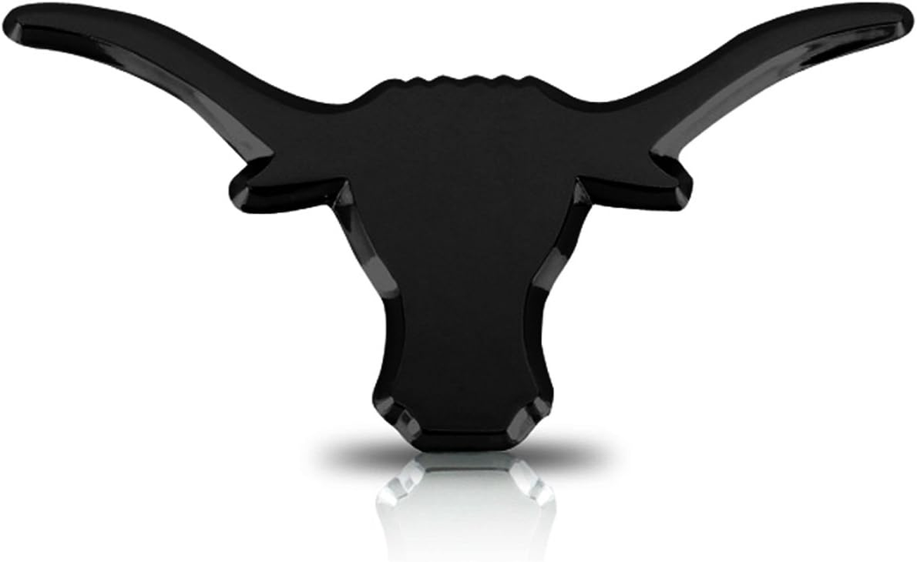 University of Texas Longhorn Black Chrome Car Emblem image number 2