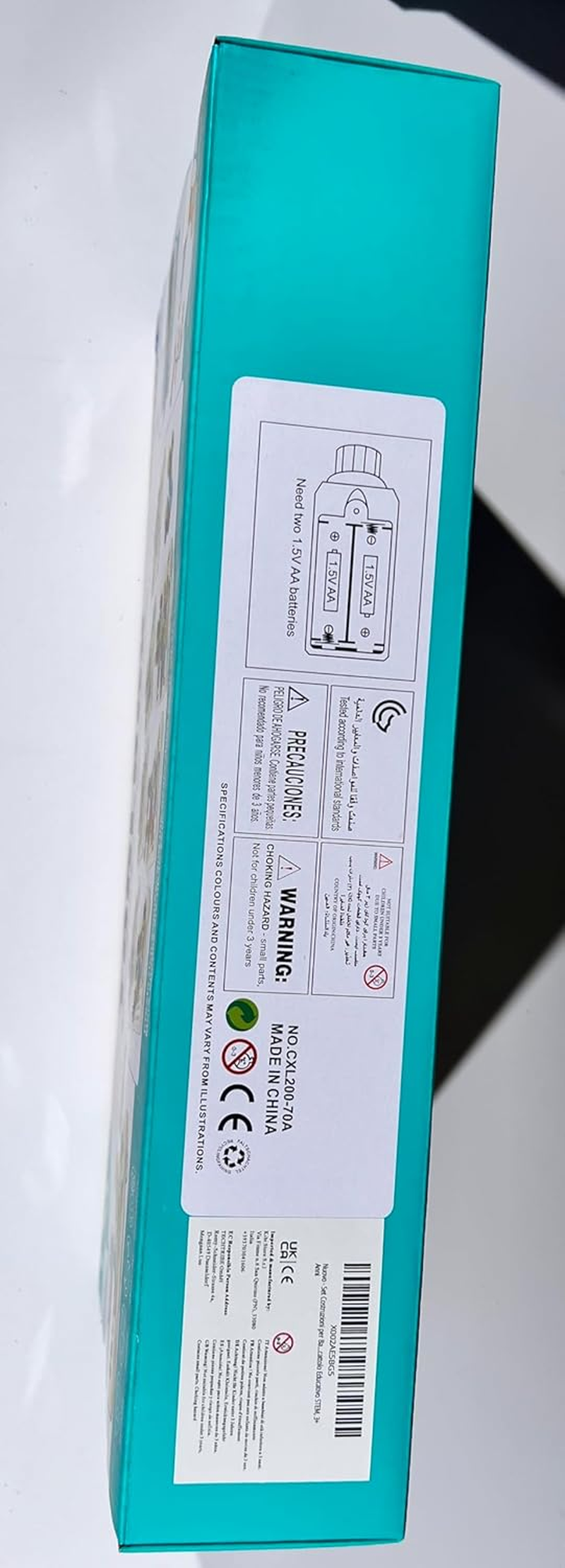 Kids Building Kit, 222 Pieces Creative Gear Set with 2 in 1 Electric Screwdriver, STEM Educational Toy, 3+ Years