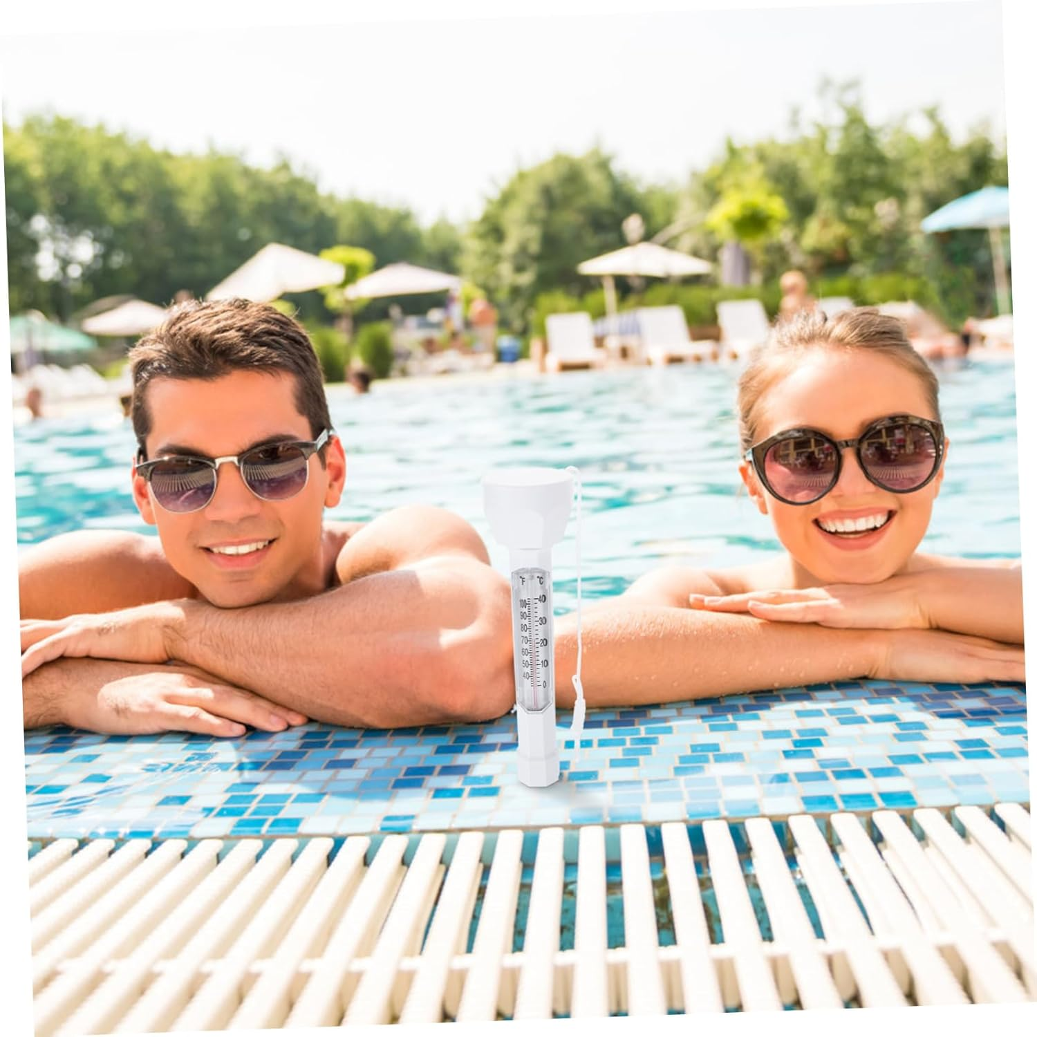 Generic Bathtub Water Thermometer Floating Pool and Fishpond Temperature Measuring Tool 0-40&deg;C for Swimming Pools and Saunas image number 2