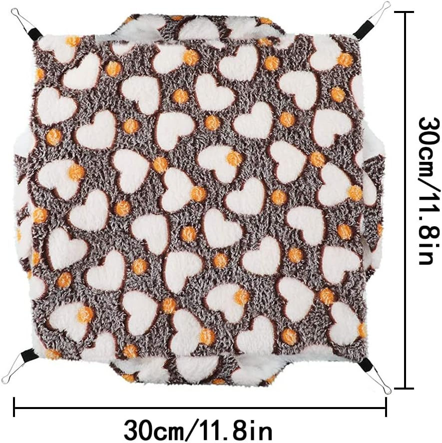 BEZANU Small Pet Cage Hammock, 1 PCS Small Pet Cage Accessories for Hamster, Squirrel, Rabbit (29Cm/11.41In)