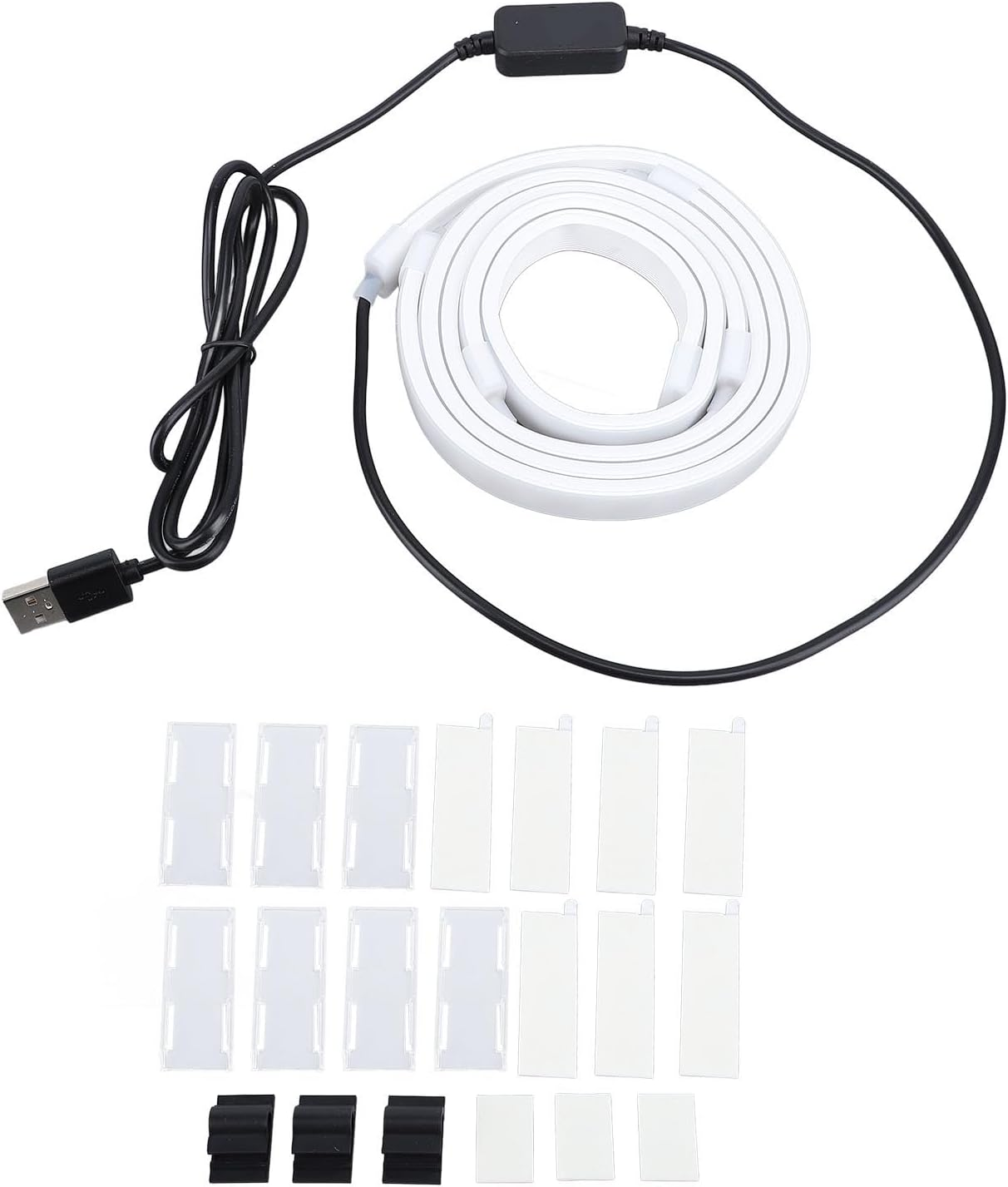 USB LED Strip Light, RGB Computer Light Bar behind Monitor, Music Sync, for 24 Inch PC Computer Monitor, Gaming Room Decor image number 3