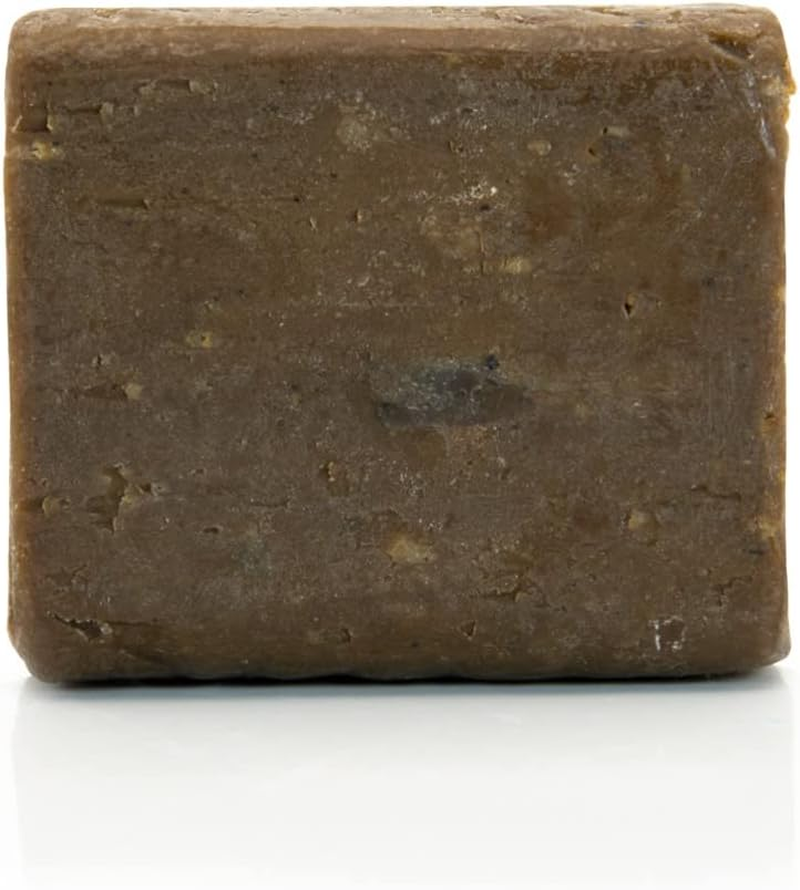 African Black Soap - 6 Oz / 170 G - Exfoliating Organic Bar for Acne, Dry Skin, Moisturizing, Hydrating Soap Bar Face and Body Wash - with Shea Butter, Cocoa Butter and Coconut Oil, for Women and Men | from Ghana image number 1