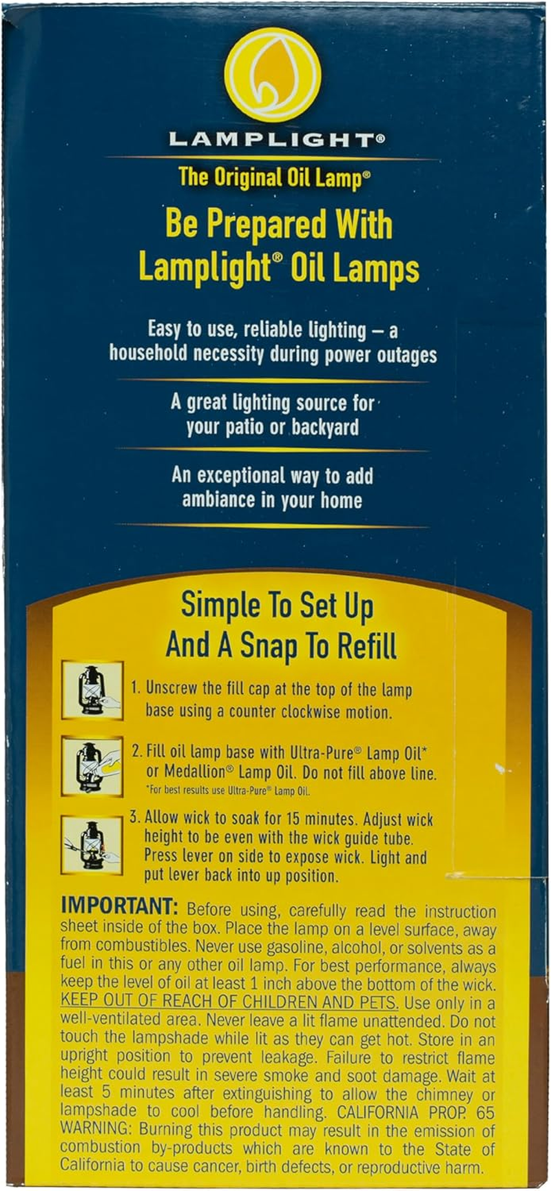 Lamplight 52664 Farmer'S Lantern, Black