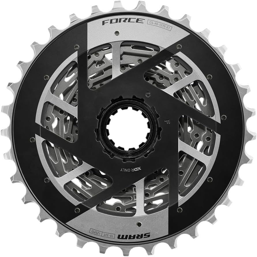 SRAM Force XG-1270 Cassette - 12-Speed, Silver, for XDR Driver Body, E1 image number 4