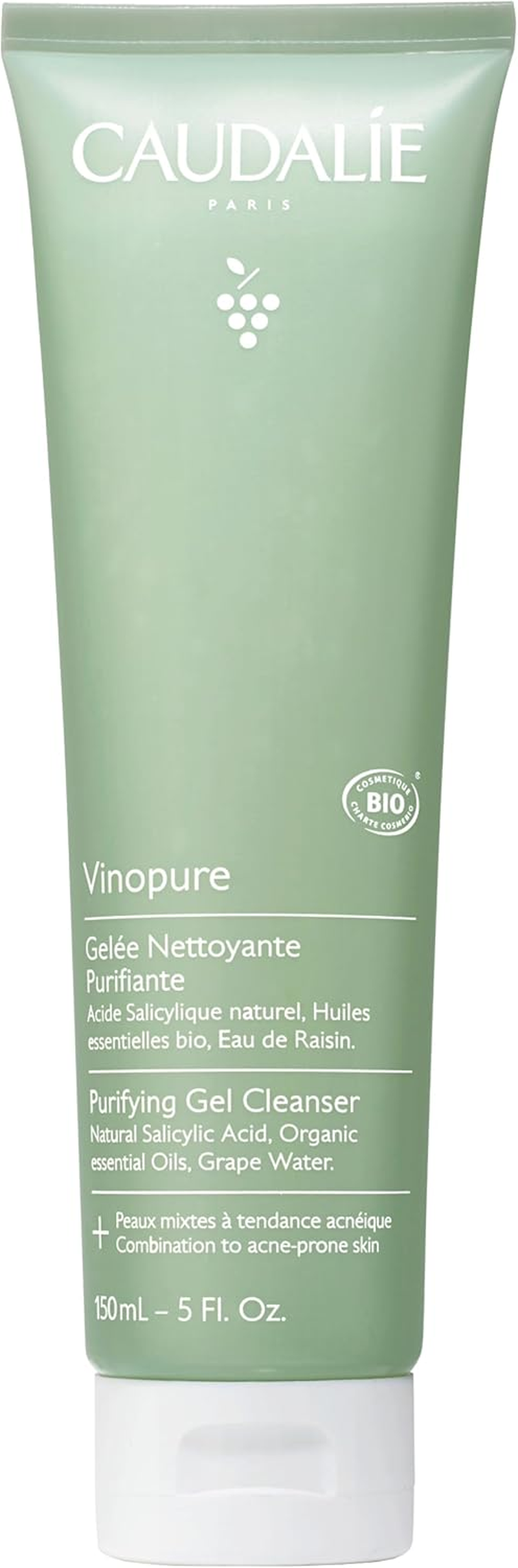 Vinopure Purifying Gel Cleanser by Caudalie for Women - 5 Oz Cleanser image number 6