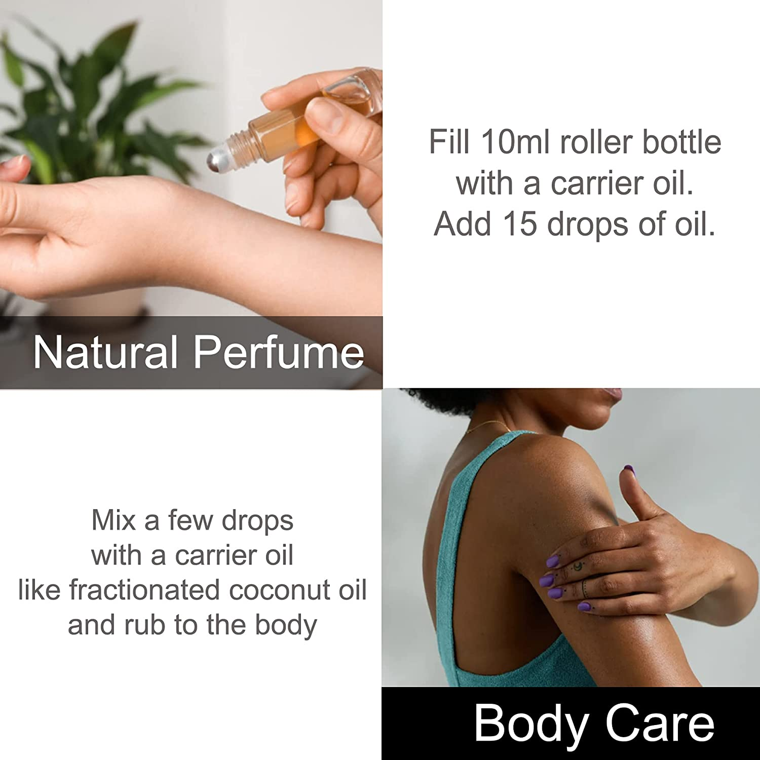 Pure Brazilian Rosewood Essential Oil for Skin/Face/Hair Care, Aromatherapy, Home Fragrance Diffusers, Natural Perfumes, Aroma Spray, Essence EO 10Ml image number 2