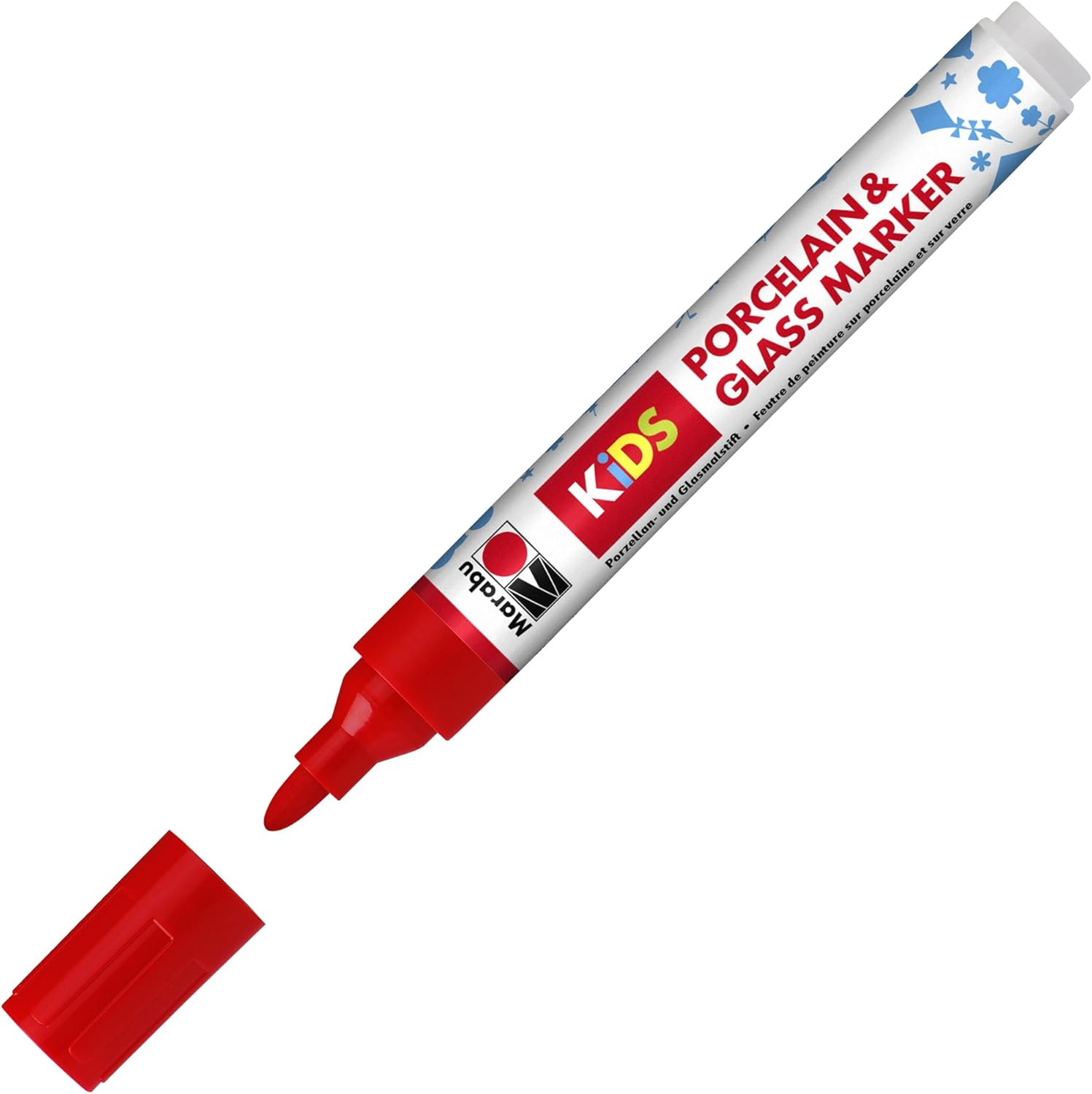 Marabu 0125000000084 - Porcelain and Glass Painter Kids Set Mega Fun, Porcelain Crayons for Children Set of 10, Dishwasher Safe after Firing, Universal Tip 1-3 Mm image number 5