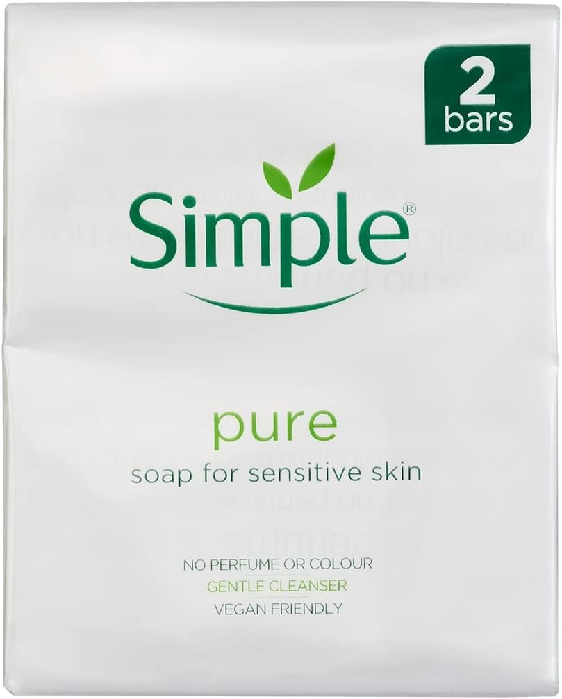 Simple Soap for Sensitive Skin, 125 G (2 Bars) image number 3