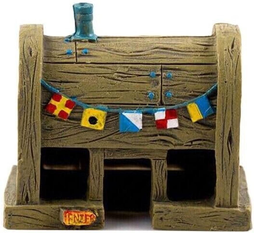 AIMALL Whimsical Alien Pineapple House Aquarium Ornament: Durable Resin Fish Tank Decoration - Perfect for Freshwater & Saltwater Environments - Vibrant and Non-Toxic